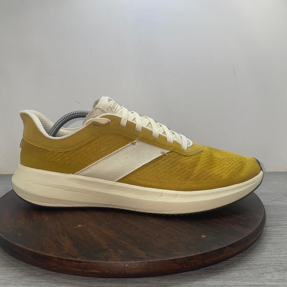 Tracksmith Elliot Runner Gold Ivory Men’s 12/Women's 13.5 Running Shoes Sneakers